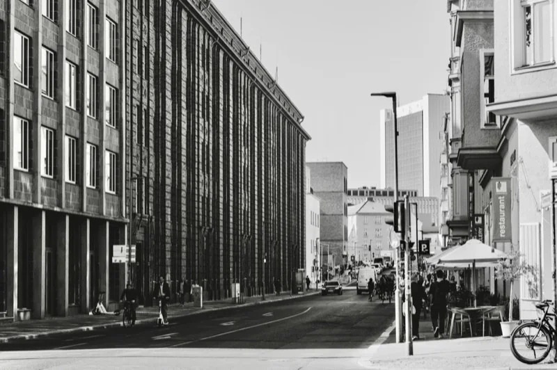 street in berlin — illustrative editorial photography, not a verified location