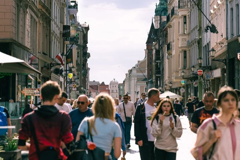 old town in city in poland — illustrative editorial photography, not a verified location